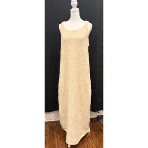 ASOS Edition Cream Knit Crop Sweater & Maxi Dress Set Size M (8-10)